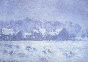 Claude Monet, Snow Effect at Giverny
